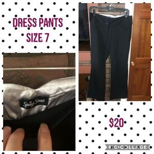 Black dress pants Sz 7
